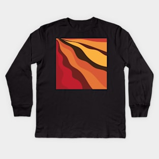 Sand Dunes at Sunset Kids Long Sleeve T-Shirt